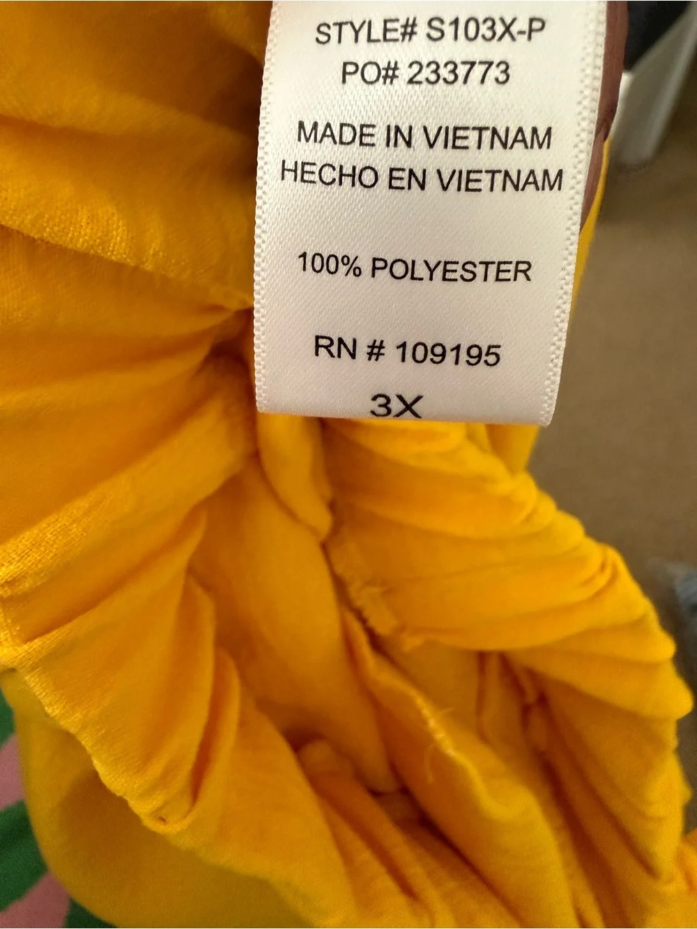 N/A vibrant yellow